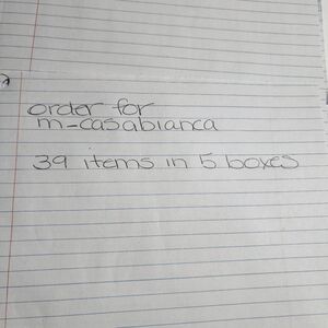 Order for M-Casabianca BOX 1